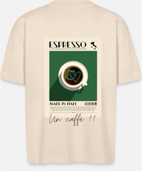Tee-shirt crème "Expresso"