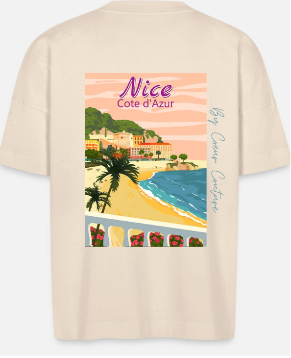 Tee-shirt crème "Nice"